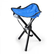 DURAMAXX Prenosná kempovacia stolička, rybárska, 500 g, modro-čierna