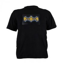 Summary Dvojfarebné LED tričko, design Batman, veľkosť L