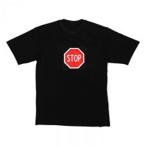 Resident DJ LED tričko STOP, veľkosť L