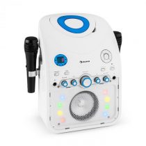 Auna StarMaker, karaoke systém, CD, bluetooth, AUX, LED svetelný efekt, 2 x mikrofón