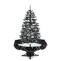OneConcept Everwhite, vianočný stromček, 180 cm, simulácia sneženia, čierny