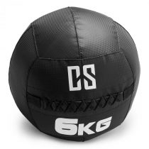 Capital Sports Bravor Wall Ball medicinbal PVC dvojité švy 6kg čierna farba