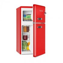 Klarstein Irene, retro chladnička s mrazničkou, 61 l chladnička, 24 l mraznička, červená