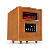 Klarstein Heatbox, infračervený ohrievač, 1500 W, 12-hod. časovač, diaľkový ovládač, dub