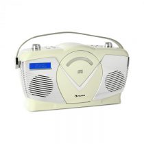Auna RCD-70 DAB, retro CD rádio, FM, DAB+, CD prehrávač, USB, bluetooth, krémové