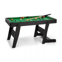 OneConcept Trickshot, biliardový hrací stôl, 140 x 64,5 cm, 16 gulí, 2 biliardové palice, MDF, čiern...