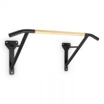 Capital Sports Shadow, tyč na zhyby, práškom lakovaná oceľ, drevo, 38mm, čierna
