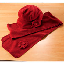 Blancheporte Fleecový šál, červená červená