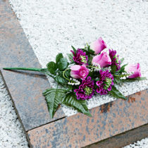 Blancheporte Kytica na hrob "Ruže a gerbery"