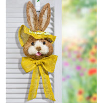 Blancheporte Dekorácia na dvere "Zajac", žltá žltá