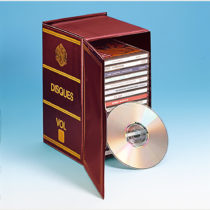 Blancheporte Archív box na 19 CD, bordó bordó