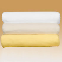 Blancheporte 2 napínacie posteľné plachty, orgovánová biela 100x200cm