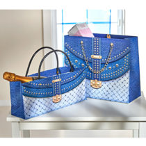 Blancheporte 2 darčekové tašky, modrá modrá