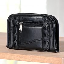 Magnet 3Pagen Kožená peňaženka, čierna 19x11cm