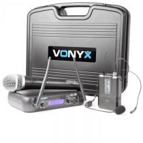 Vonyx WM73C, bezdrôtový 2-kanálový UHF vysielací systém