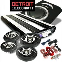 Auna Detroit, auto HiFi set, 4.1 systém, 10 000 W, reproduktory, zosilňovač, subwoofer